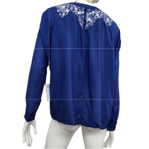 Velvet by Graham & Spencer Anthropologie Women’s Lace Detail Blouse Small NWT - Picture 4 of 15